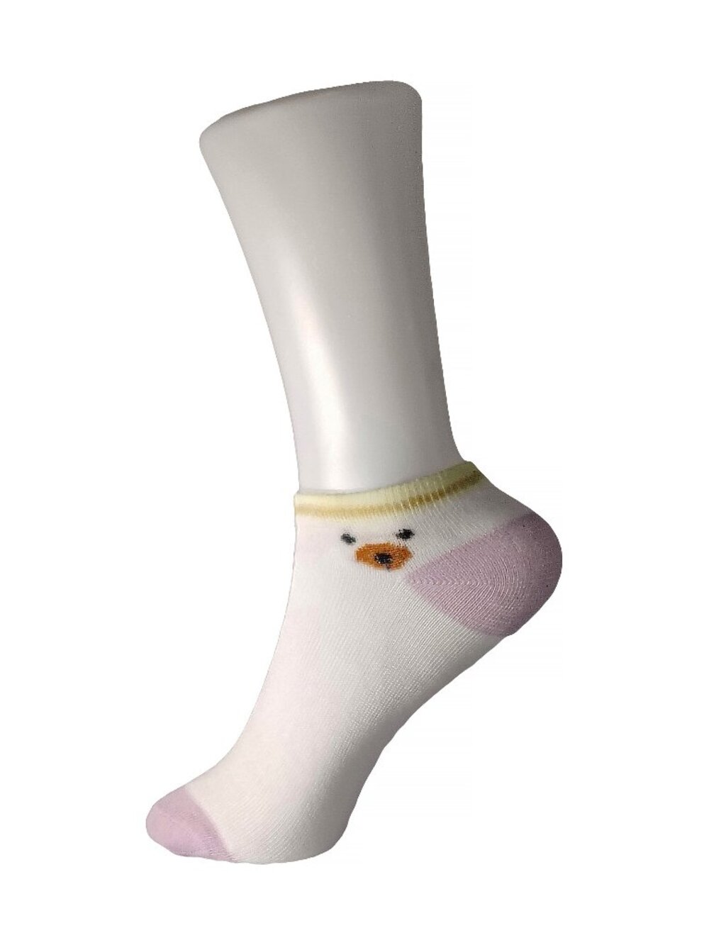 5 Pairs Tutuanna Socks - White, Purple & Yellow Teddy